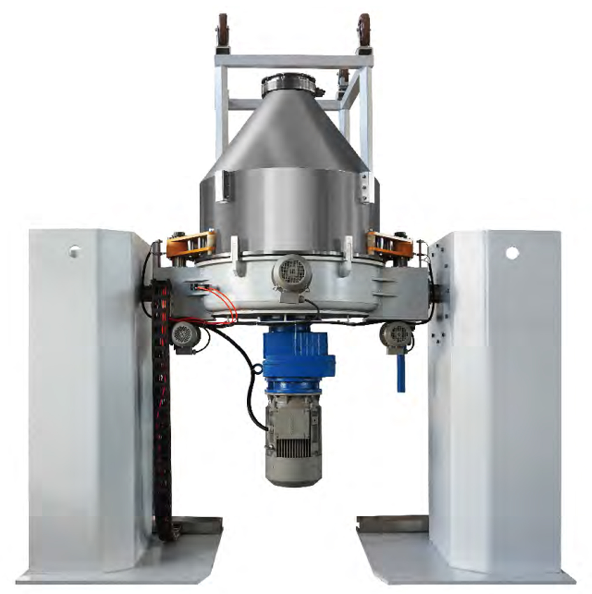 Rotierender pneumatischer elektrostatischer Pulverbehältermischer
